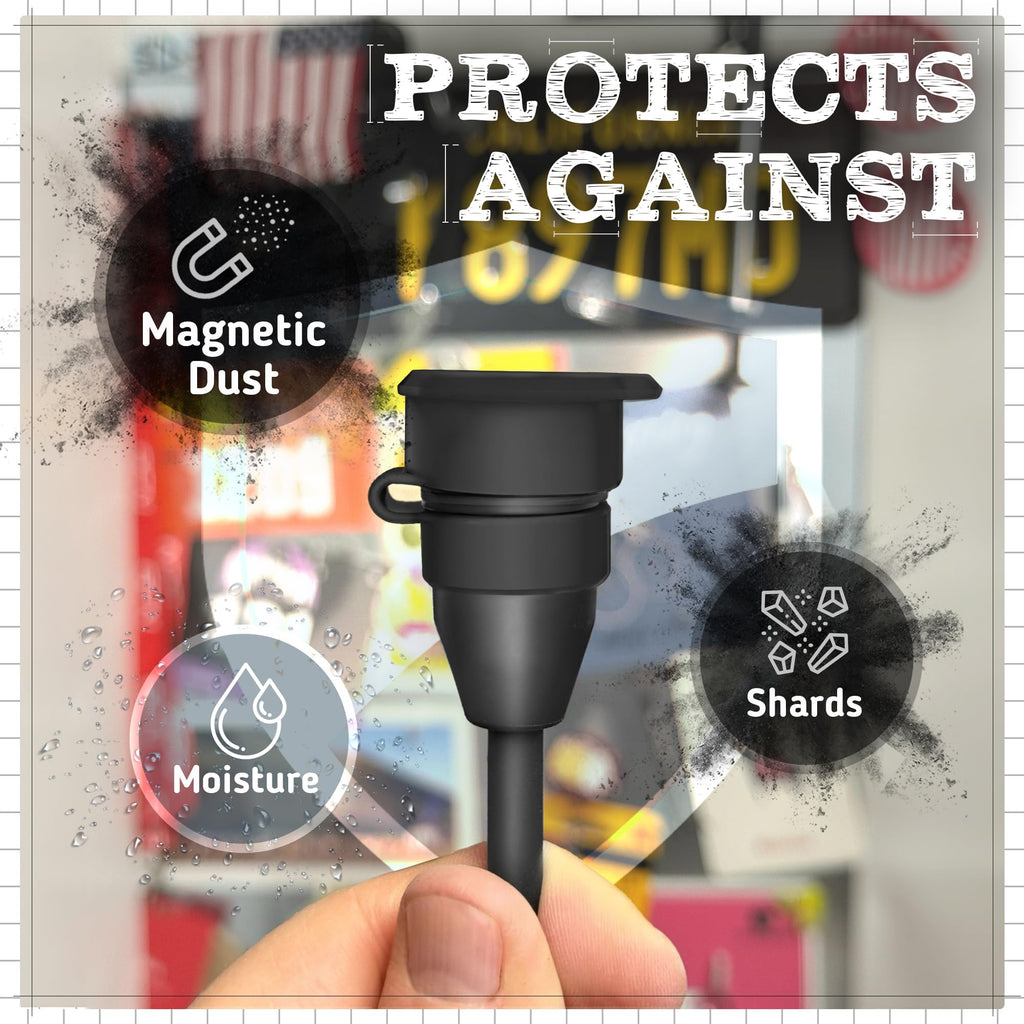[2-Pack] Silicone Ebike Charger Dust Cap - Specialized Turbo Levo, Kenevo, Como & Rosenberger Connectors - Durable, Waterproof P