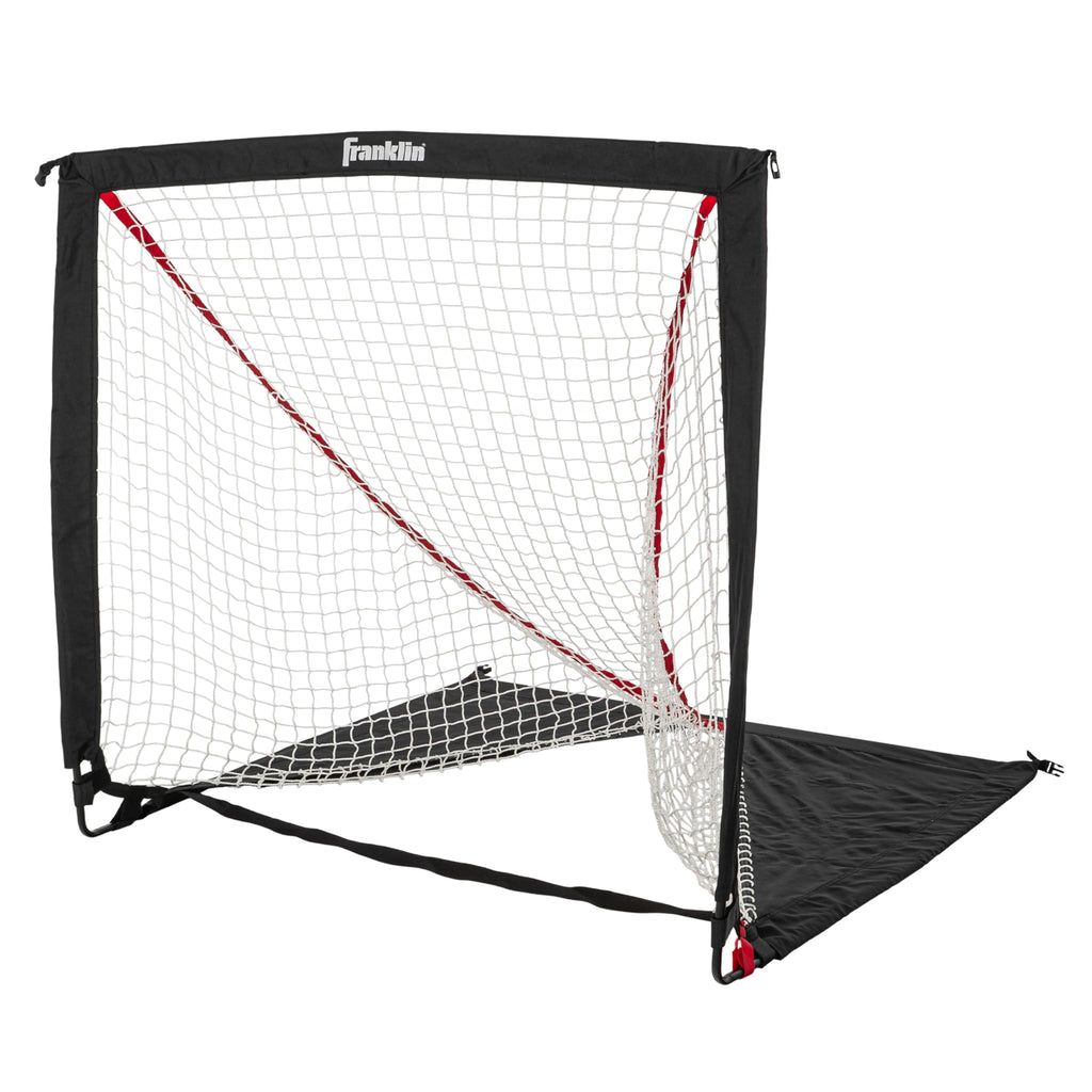 Franklin Sports Backyard Lacrosse Goal - Kids Portable Mini Lacrosse Training Net - Lax Practice Equipment - Easy Assemble Lax G