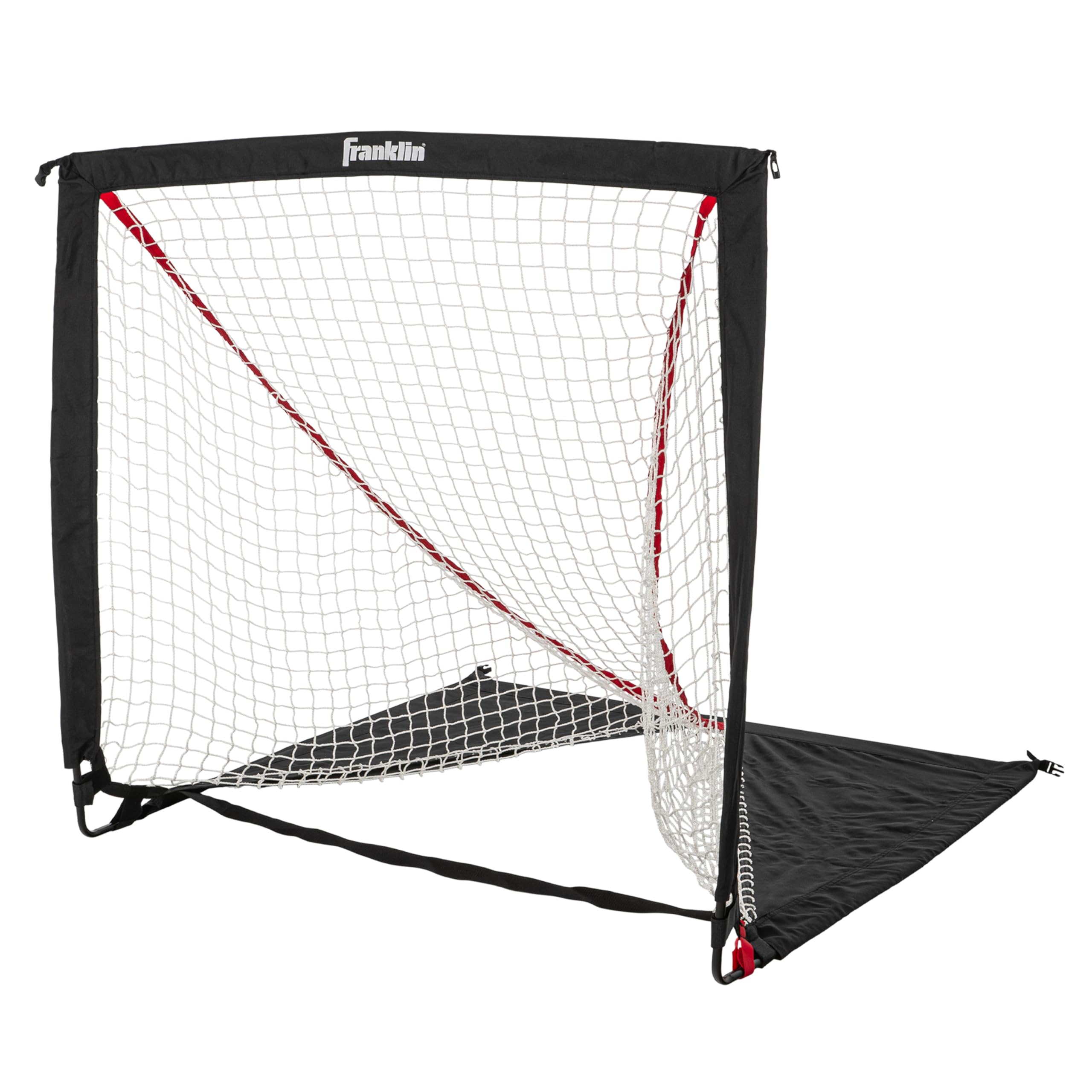 Franklin Sports Backyard Lacrosse Goal - Kids Portable Mini Lacrosse Training Net - Lax Practice Equipment - Easy Assemble Lax G