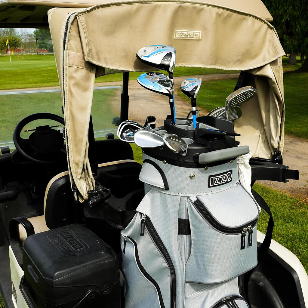Izzo Golf Vault Golf Cart Bag - Grey