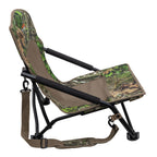 Alps Outdoorz Vanish Turkey Hunting Chair With Foldable Low Profile Design, Mossy Oak Obsession Camo, Durable Steel Frame, And P