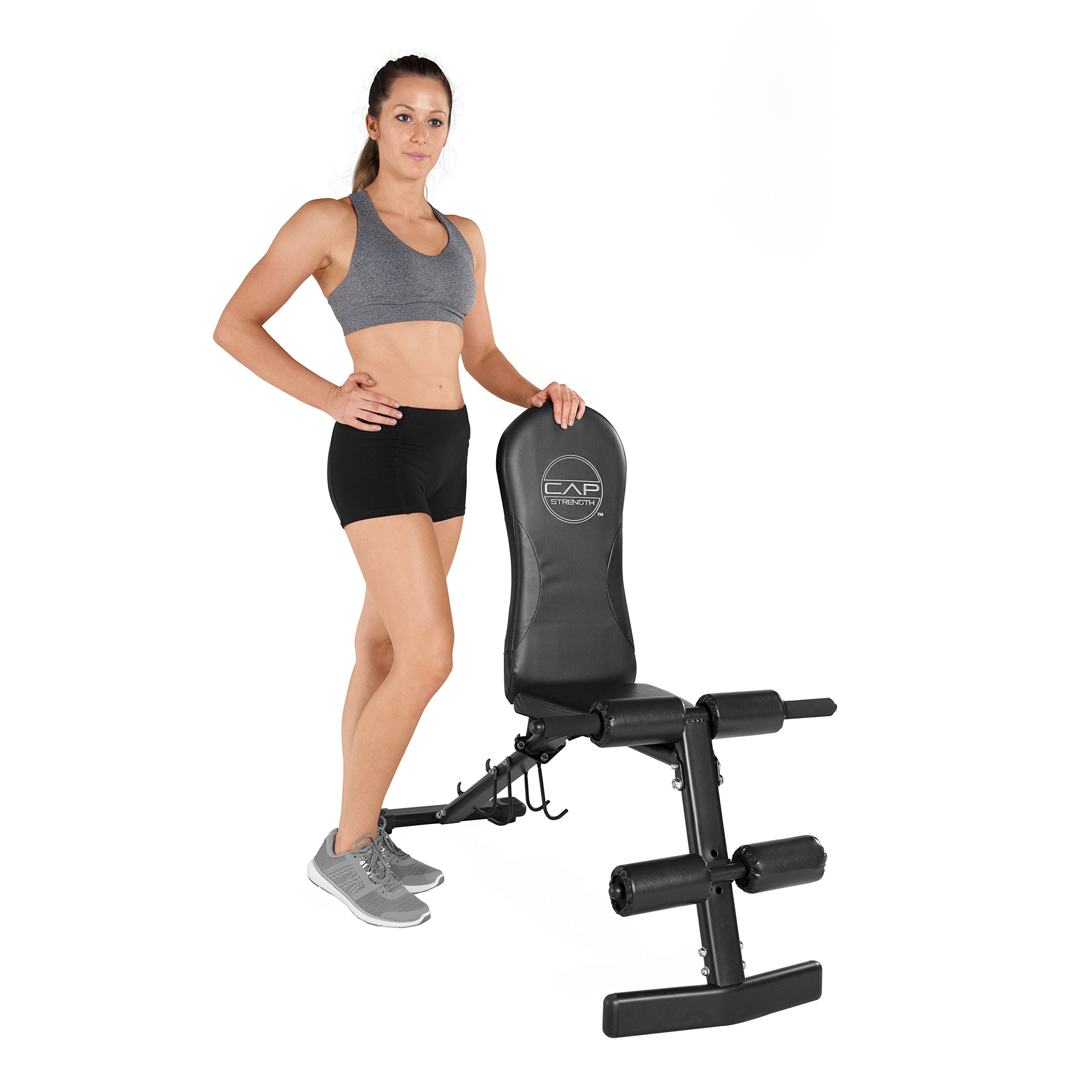 Cap Barbell Flat/Incline/Decline Bench, Black