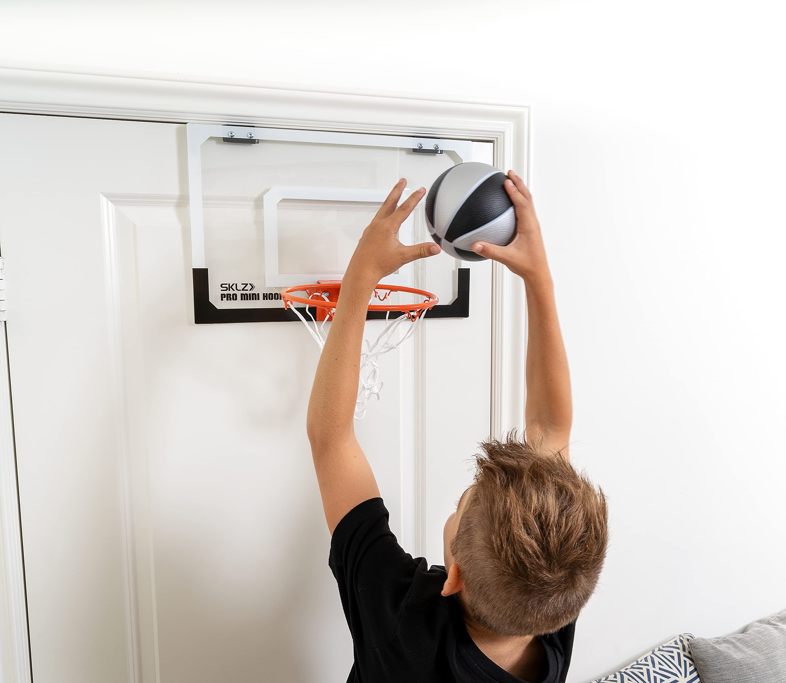 Sklz Pro Mini Hoop 5-Inch Foam Basketball, Blacksilver