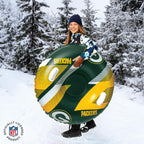 Bigmouth Green Bay Packers Nfl Fan Gear Outdoor Toys, Officially Licensed - Inflatble Snow Tube With Handles