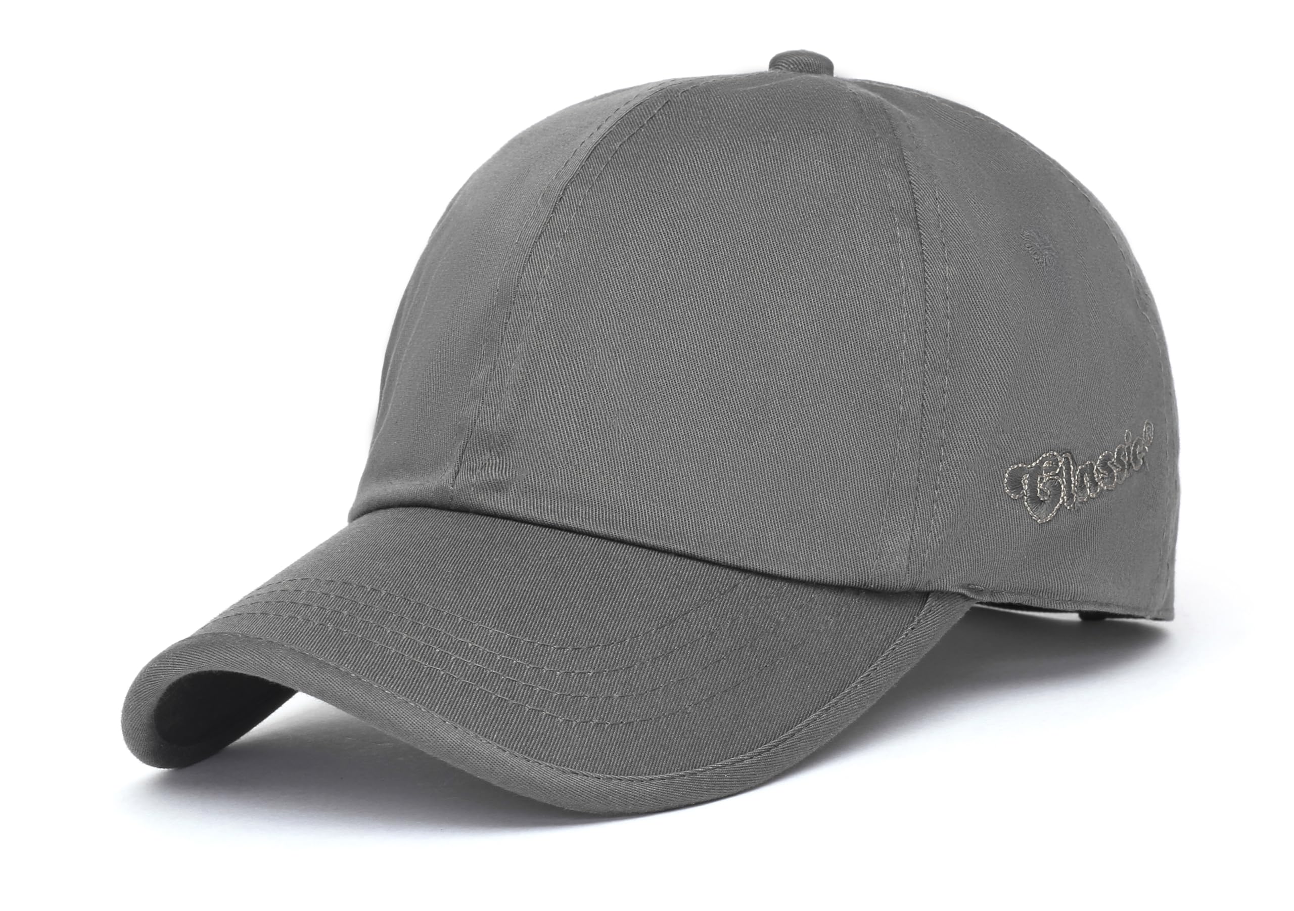 Fy Lane Soft Cotton Adjustable Unisex Cap For Men And Women Freesize Baseball Caps Grey Pack 1