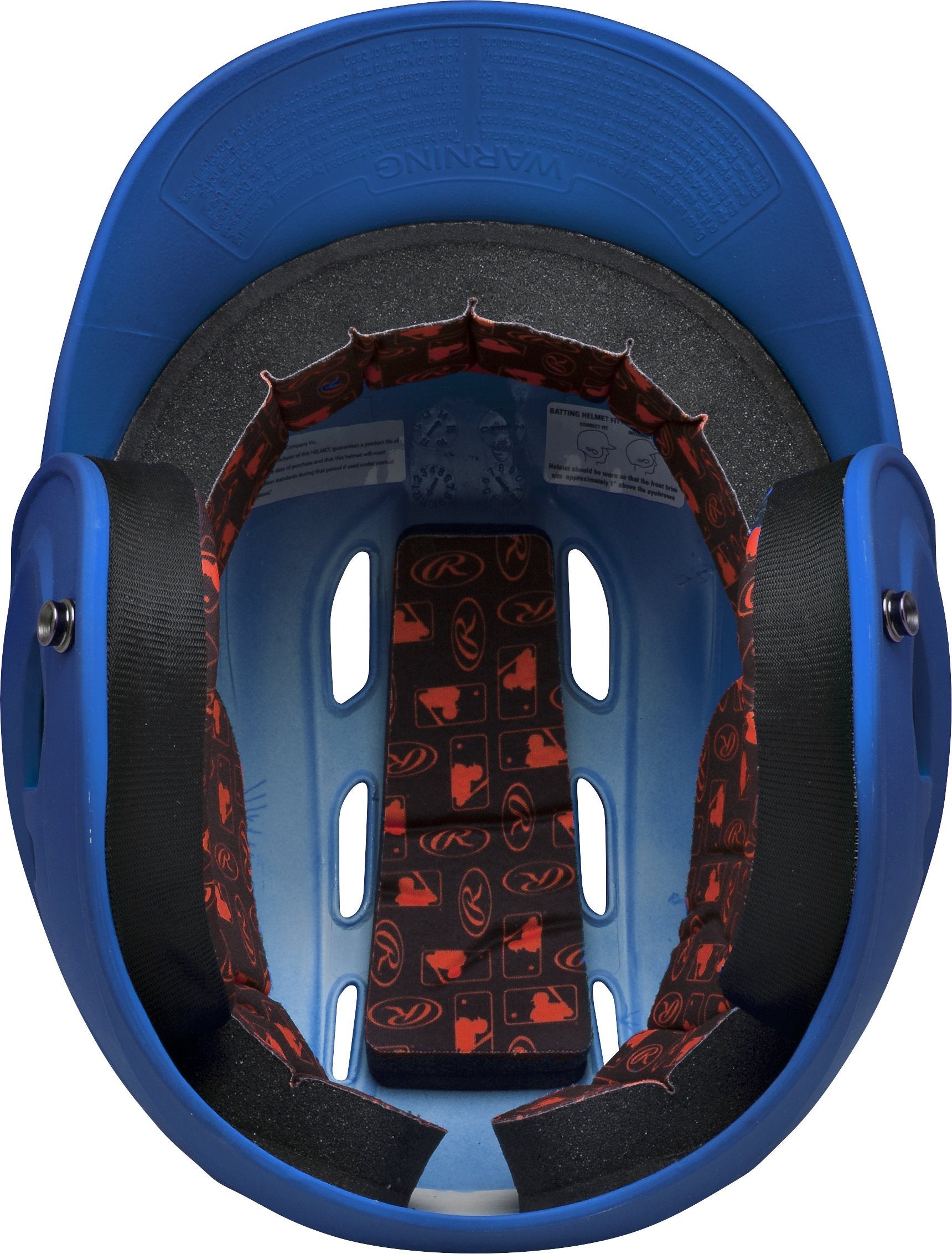 Rawlings R16 Velo Series Matte Junior Batting Helmet, Youth, Royal