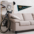 Rico Industries Nfl Football Jacksonville Jaguars Classic 12'' X 30'' Felt Wall D  Cor Pennant - Great For Home/Bed Room/Man Cav