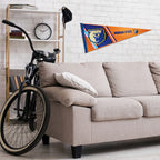 Rico Industries Ncaa Morgan State Bears Primary 12'' X 30'' Felt Wall D  Cor Pennant - Great For Home/Bed Room/Man Cave D  Cor