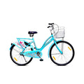 Leader Lady Star Breeze 26T Bicycle for Girls/Women with Front Basket and Integrated Carrier | Ideal for 12 + Years (Frame: 18 I