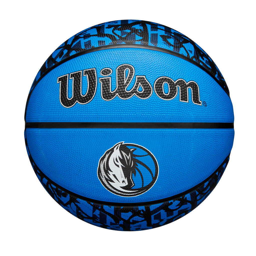 Wilson Nba Team Graffiti Basketball - Dallas Mavericks, Size 7-29.5''