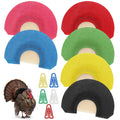 Ceenna 6 Pcs Turkey Calls for Hunting Realistic Diaphragm Turkey Mouth Calls Accessories Realistic Sounds Easy-Blow, High-Volume