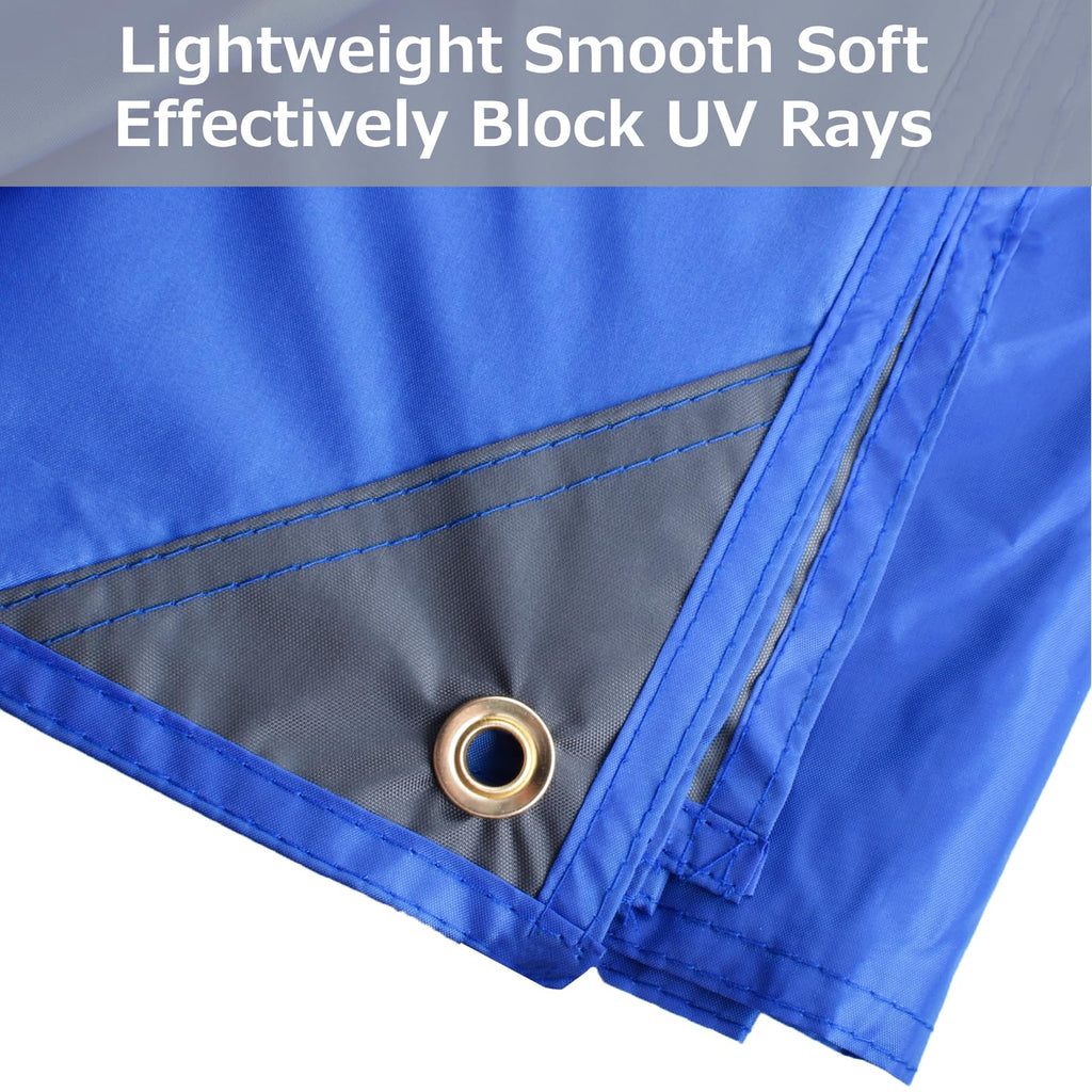 Azarxis Tent Tarp Waterproof Camping Tarpaulin Groundsheet Footprint For Hiking Backpacking (S, Royal Blue)