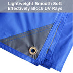 Azarxis Tent Tarp Waterproof Camping Tarpaulin Groundsheet Footprint For Hiking Backpacking (S, Royal Blue)