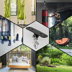 Yes4All Wall Ceiling Mount Hook 360 Rotation, 600 Lbs Capacity Punching Bag Hangers, Heavy Bag Mount For Yoga, Chair, Boxing Bag