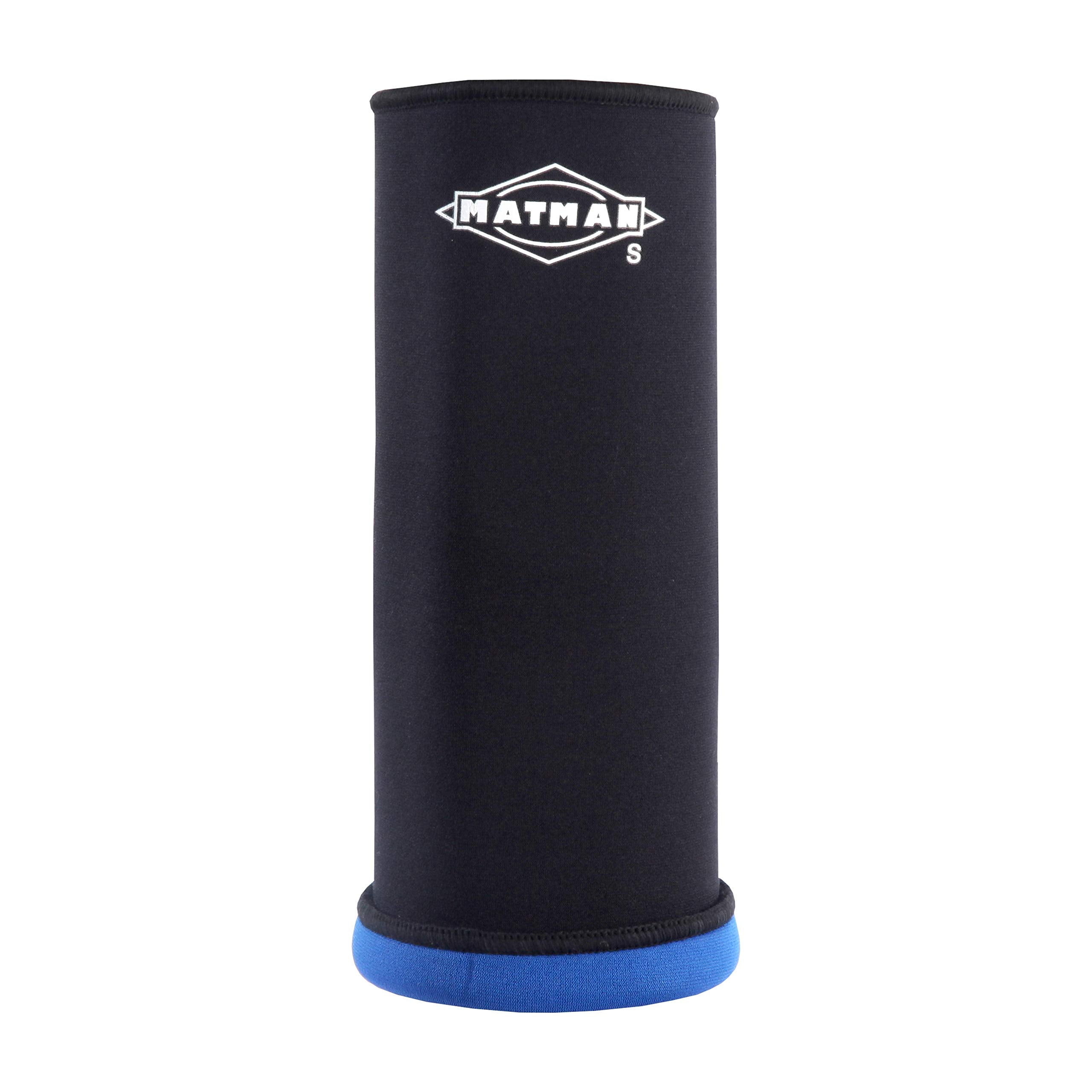 Matman Reversible Kneepad Nylon Padded Protection Against Mat Burn Single Knee Pad (Black/Royal, M)
