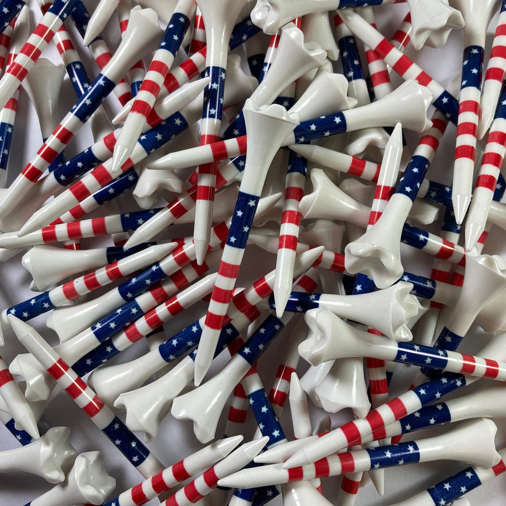 2-3/4'' Pride Performance Golf Tees, Stars And Stripes, 100 Count