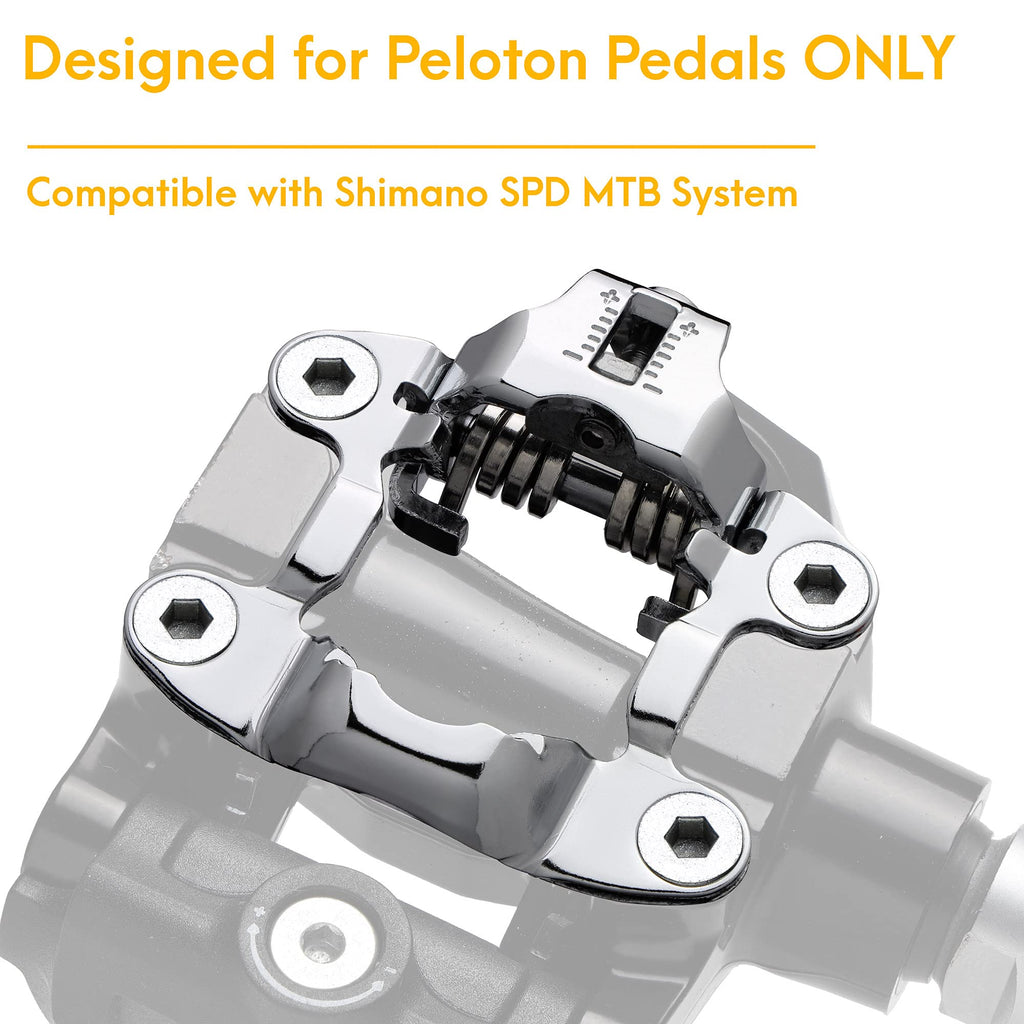 Venzo Convert Peloton Pedals To Dual Function - Compatible With Shimano Spd Adaptor Converter & Look Delta - For Peloton Bike &