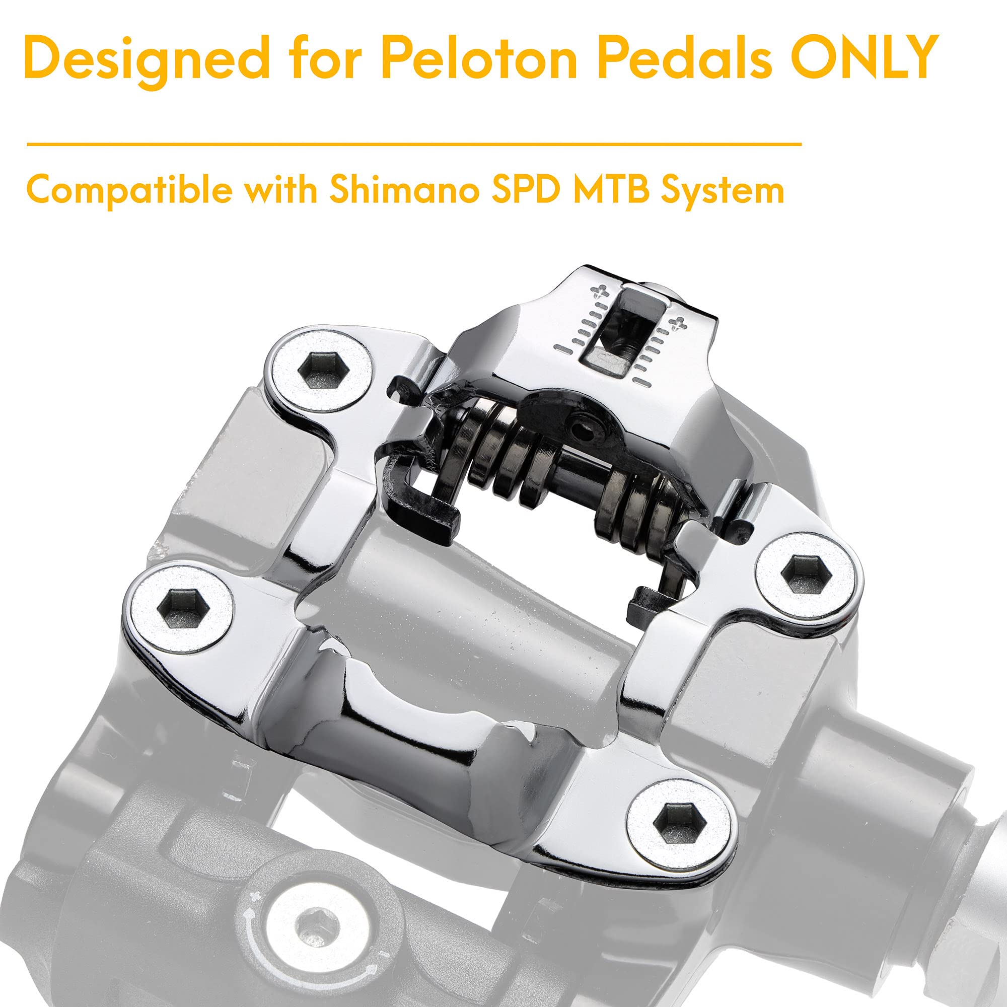Venzo Convert Peloton Pedals To Dual Function - Compatible With Shimano Spd Adaptor Converter & Look Delta - For Peloton Bike &