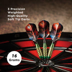Viper Atomic Bee Soft Tip Darts, Green, 16 Grams
