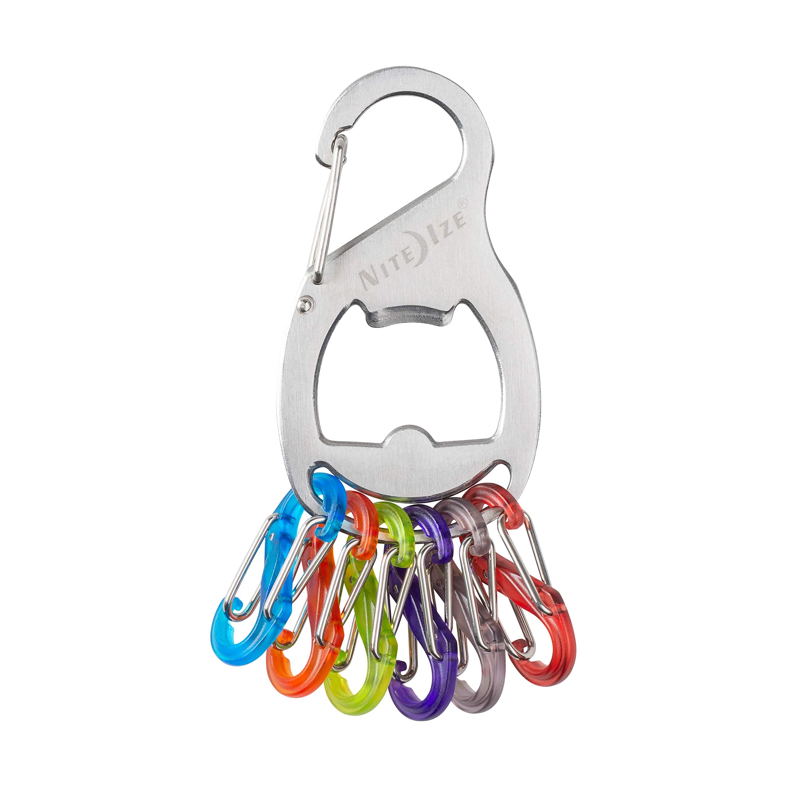 Nite Ize Krb2-11-R6 Keyrack S-Biner-Stainless Steel, Stainless