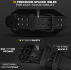 Rdx Weight Lifting Belt Gym Fitness, Cowhide Leather, 4    6    Padded Lumbar Back Support, 10 Adjustable Holes, Weightlifting P