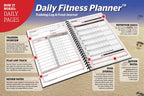 Saltwrap Daily Fitness Planner - Gym Workout Training Log, Weightlifting Exercise Journal, And Food/Diet Tracker - Daily And Wee