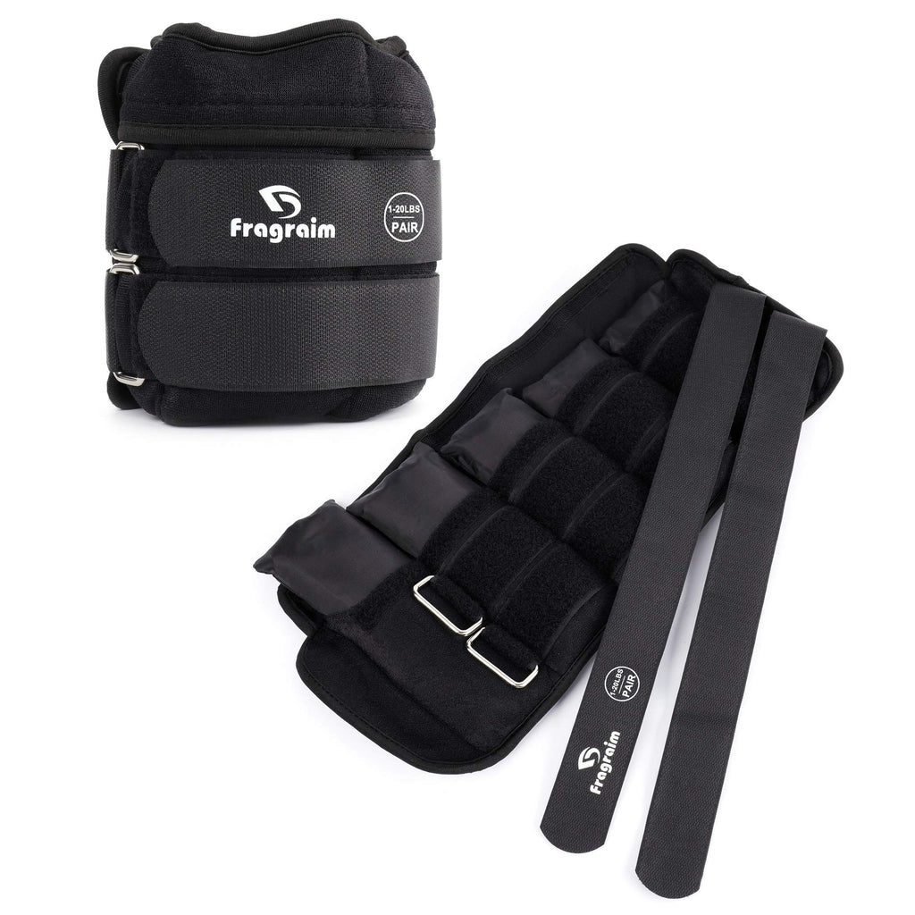 Adjustable Ankle Weights 1-15 Lbs Pair With Removable Weight For Jogging, Gymnastics, Aerobics, Physical Therapy, Resistance Tra