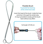 Innerfit Hydration Bladder Cleaning Kit - 5 In 1 Water Bladder Cleaning Kit For Universal Bladders - 3 Brushes - 1 Collapsible F