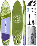 Hiwave Extra Wide 35   Stand Up Paddleboard, 11 6  * 35  *6 , High Weight Capacity 450 lb, Stable All Around SUP W/Enhanced Bal