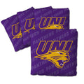 YouTheFan Officially-Licensed NCAA Northern Iowa Panthers Set of 4 Cornhole Bags - All Weather Regulation 6    x 6    Size - 16o