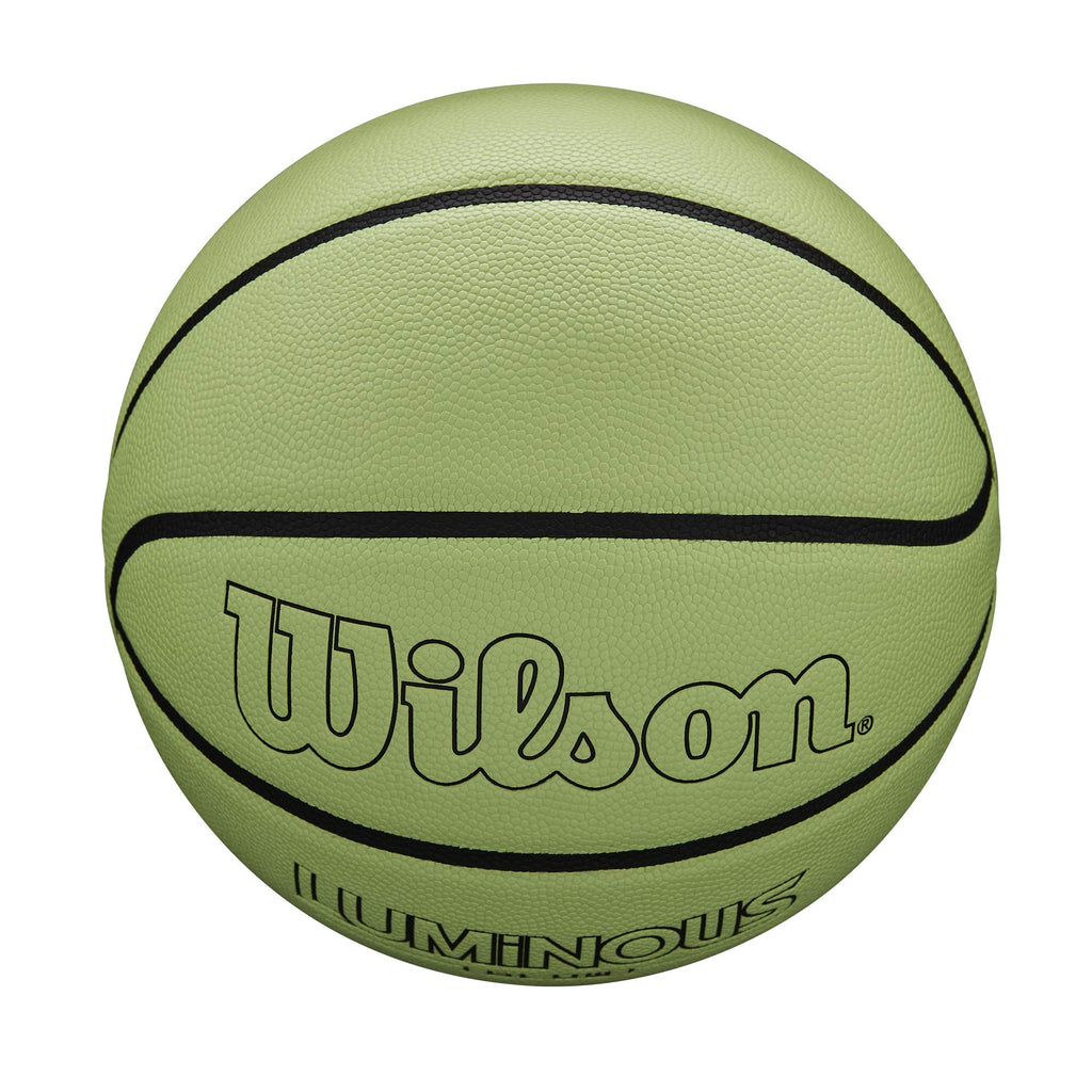 Wilson Luminous Glow Basketball - Size 7 - 29.5'', Green