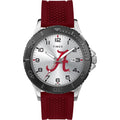 Timex Tribute Mens Collegiate Gamer 42mm Watch - Alabama Crimson Tide with Crimson Silicone Strap