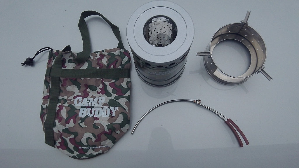 Flenda Camp Buddy Natural Draft Firewood Camp Stove