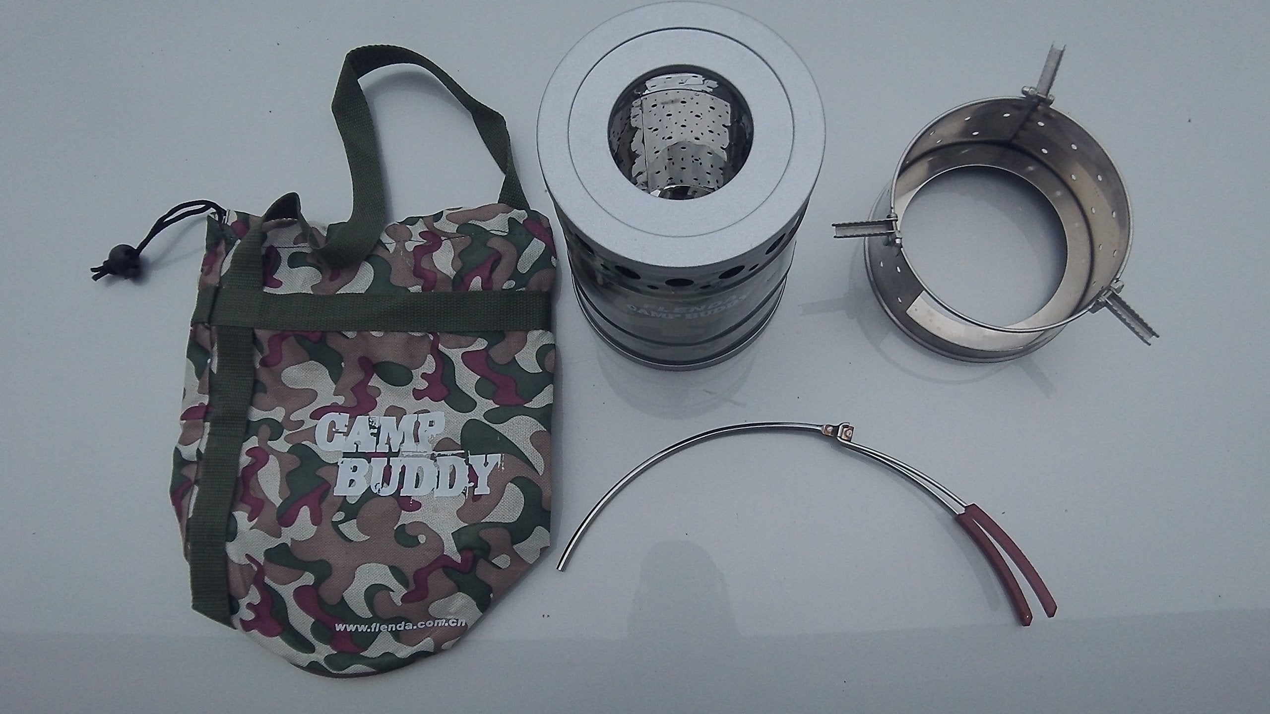 Flenda Camp Buddy Natural Draft Firewood Camp Stove