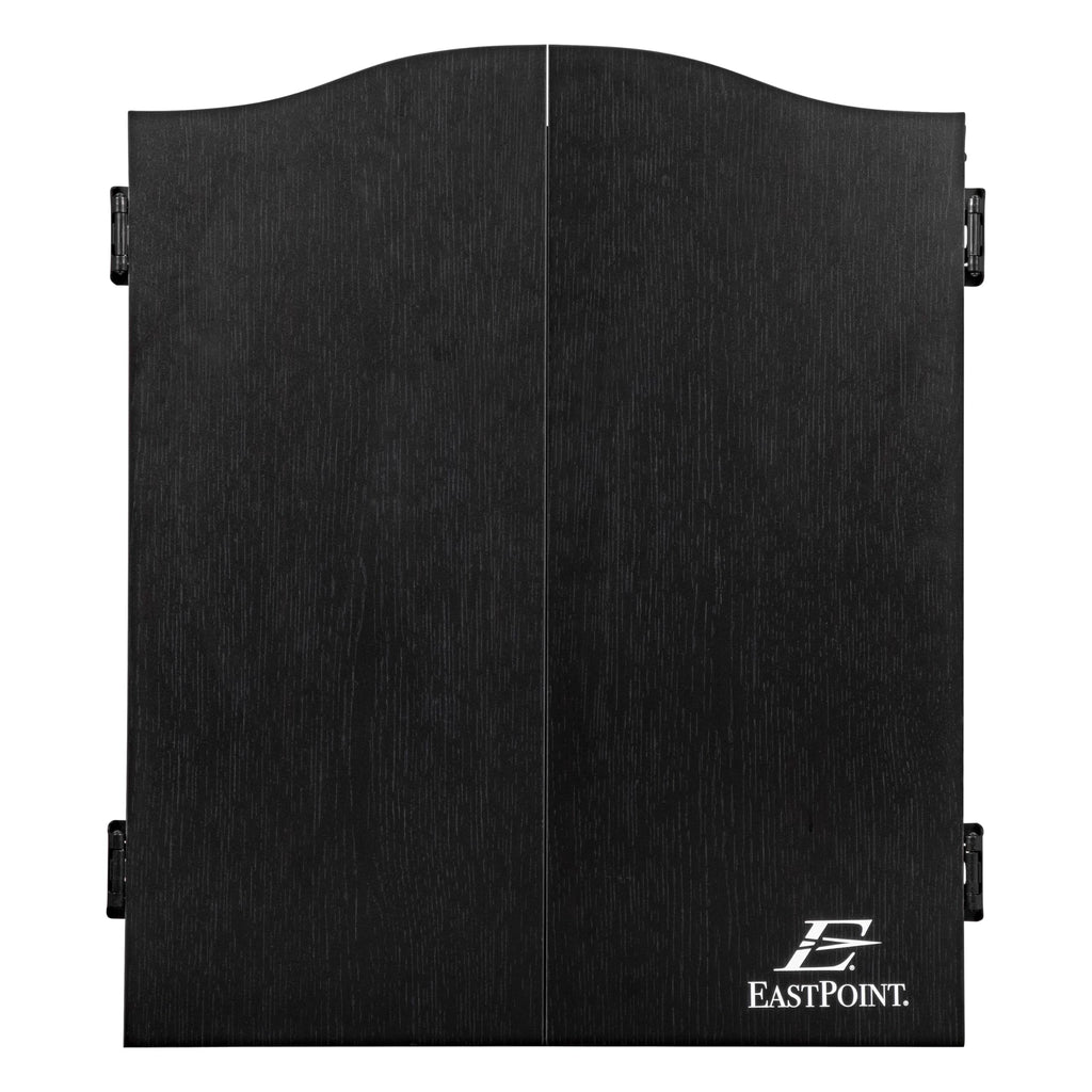Eastpoint Sports Tournament Bristle Dartboard And Easy Hang Cabinet With Electronic Scoreboard And 6 Steel Tip Darts