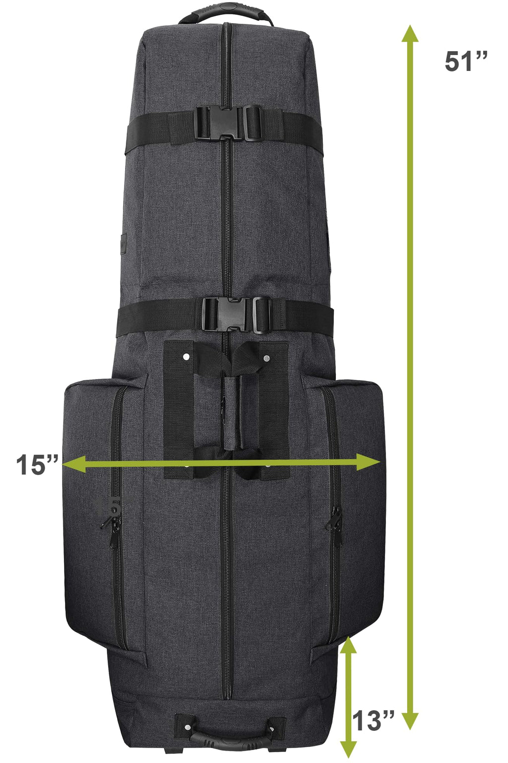 Caddydaddy Golf Constrictor 2 Travel Cover (Gunmetal)