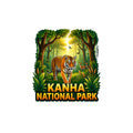 THAMPZ Kanha National Park  3D Embossed Flexible Fridge Magnet 0.5mm Ultra Thin Decorative with Strong Hold | Refrigerator Magn