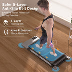 Walking Pad, 2 In 1 Treadmills For Home With Remote Control, Under Desk Treadmill Office Quiet, Portable Treadmill With Installa