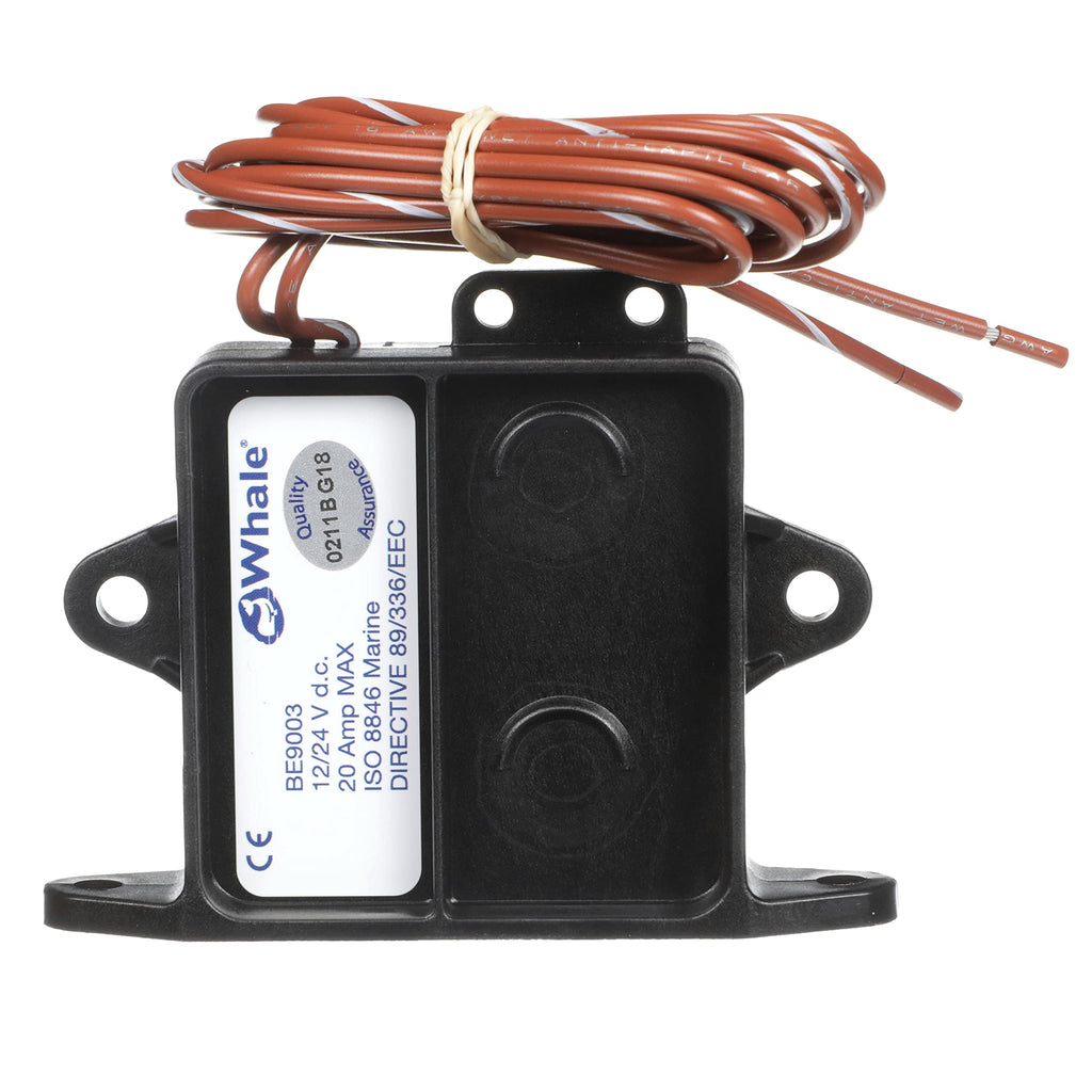 Whale Be9003 Electric Field Sensor Switch, 12V Or 24V, Suitable For Up To 20 Amps,Black