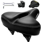 Daway Most Comfortable Bike Seat - C30 Oversized Extra Wide Exercise Bicycle Saddle, Universal Fit For Peloton, Road, Stationary