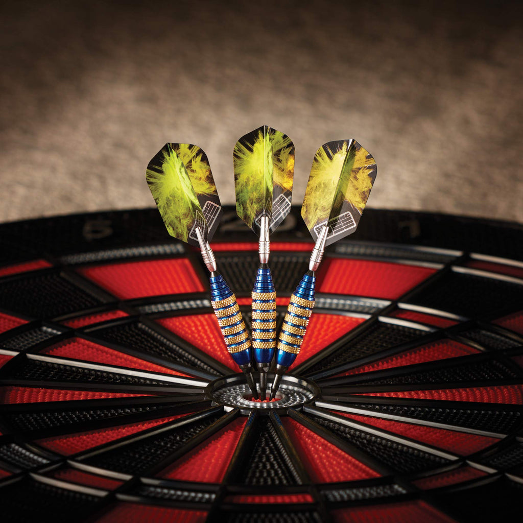 Viper Spinning Bee Soft Tip Darts With Casemaster Storage/Travel Case, Blue, 16 Grams