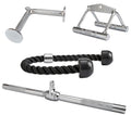 Fitvids Multifunctional Home Gym System Workout Station Multiple Grip Handles, 4-Piece Combo