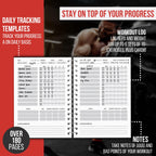 The Lift Log Workout Journal & Bookmark - 6 Month Undated (A5, 6   X 8   ) Fitness Journal - Assist In Weight Loss & Weight Lift