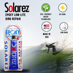 Solarez Uv Cure Epoxy Low Lite Ding Repair (1 Oz) Low Light Surfboard Repair  Sun Cures 100% Dry In Cloudy Weather  Eps Foam Saf