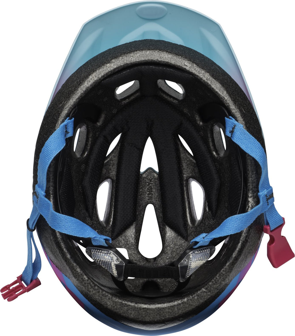 Bell Axle Youth Bike Helmet, Blue Tigris (7084257), 54-58Cm