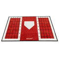 GoSports Baseball and Softball Hitting Mat with Batting Stance Alignment Guide - 6 x 4 ft