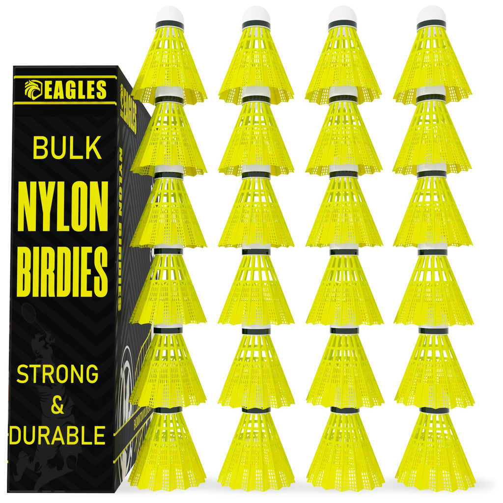 Badminton Birdies - Nylon Bedminton Shuttlecocks For Baseball/Softball Batting Training - Shuttle Balls For Indoor And Outdoor M