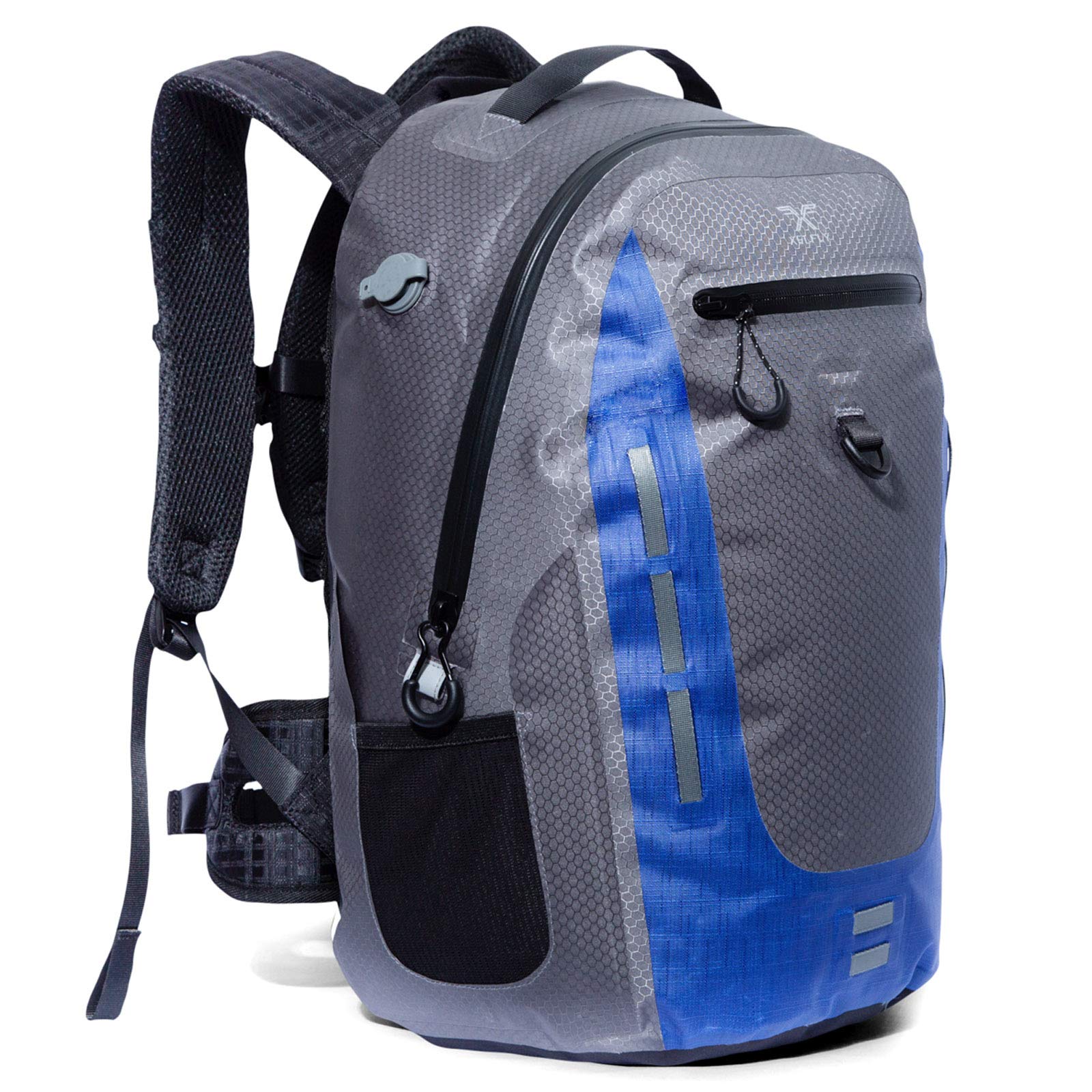 Xelfly Submersipack Waterproof Backpack - Submersible, Inflatable, Floating TPU Coated Durable Nylon Dry Bag with Airtight Zippe