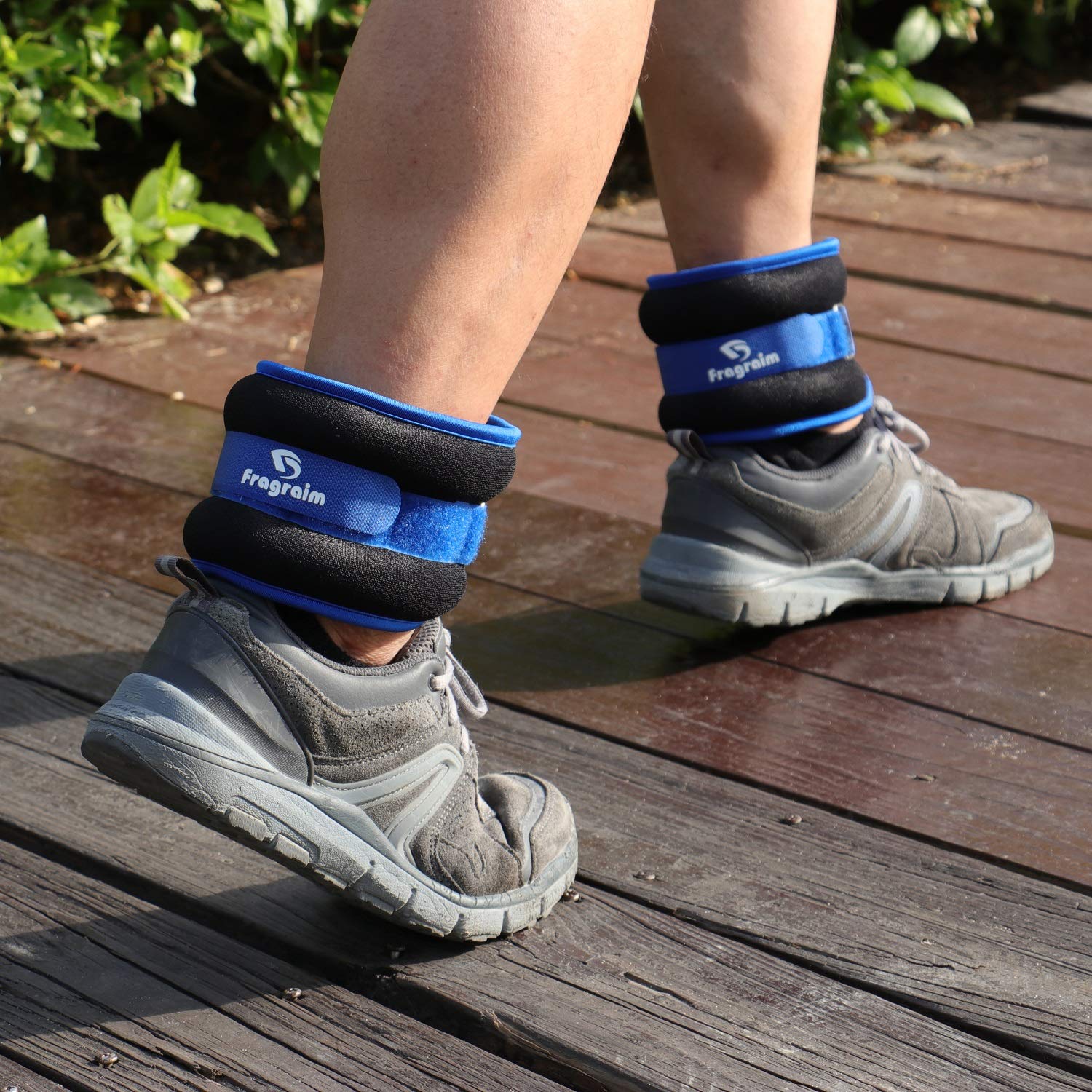 Ankle Weights For Women, Men And Kids - 2 Lbs X 2 Strength Training Wrist/Leg/Arm Weight With Adjustable Strap For Jogging, Gymn