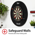 Viper By Gld Products Defender Dartboard Surround Wall Protector , Black